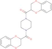 N,N’-Bis(1,4-benzodioxane-2-carbonyl)piperazine