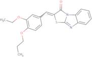 (2Z)-2-(3-Ethoxy-4-propoxybenzylidene)[1,3]thiazolo[3,2-a]benzimidazol-3(2H)-one