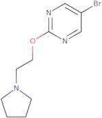 5-Bromo-2-(2-pyrrolidin-1-ylethoxy)pyrimidine