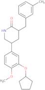 (3S,5S)-5-(3-(Cyclopentyloxy)-4-methoxyphenyl)-3-(3-methylbenzyl)piperidin-2-one