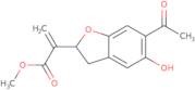 Methyl 2-(6-acetyl-5-hydroxy-2,3-dihydrobenzofuran-2-yl)propenoate