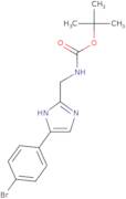 tert-Butyl ((4-(4-bromophenyl)-1H-imidazol-2-yl)methyl)carbamate