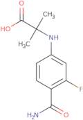 N-[4-(Aminocarbonyl)-3-fluorophenyl]-2-methylalanine