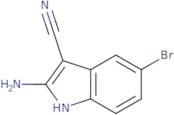 2-amino-5-bromo-1H-indole-3-carbonitrile