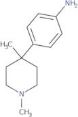 4-(1,4-Dimethylpiperidin-4-yl)aniline