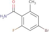 4-Bromo-2-fluoro-6-methylbenzamide