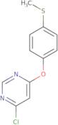 4-(4-(Methylthio)phenoxy)-6-chloropyrimidine