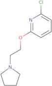 2-(2-(Pyrrolidin-1-yl)ethoxy)-6-chloropyridine