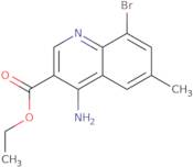 4-Amino-8-bromo-6-methylquinoline-3-carboxylic acid ethyl ester