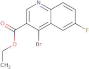 4-Bromo-6-fluoroquinoline-3-carboxylic acid ethyl ester