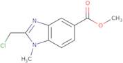 Methyl 2-(chloromethyl)-1-methyl-1H-1,3-benzodiazole-5-carboxylate