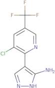 4-[3-Chloro-5-(trifluoromethyl)-2-pyridinyl]-1H-pyrazol-3-amine