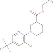 Ethyl 1-[3-chloro-5-(trifluoromethyl)pyridin-2-yl]piperidine-3-carboxylate