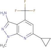 3-Amino-6-cyclopropyl-1-methyl-4-(trifluoromethyl)-1H-pyrazolo[3,4-b]pyridine