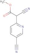 Methyl 2-cyano-2-(5-cyano-2-pyridinyl)acetate