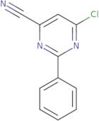 6-Chloro-2-phenylpyrimidine-4-carbonitrile