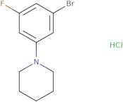 1-(3-Bromo-5-fluorophenyl)piperidine hydrochloride