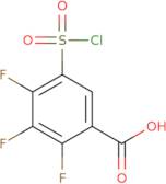 5-(Chlorosulfonyl)-2,3,4-trifluorobenzoic acid