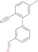 3-(2-Cyano-5-fluorophenyl)benzaldehyde