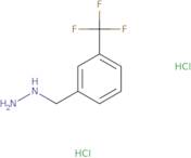 {[3-(Trifluoromethyl)phenyl]methyl}hydrazine Dihydrochloride