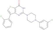 7-(2-Chlorophenyl)-2-[4-(3-chlorophenyl)piperazin-1-yl]thieno[3,2-d]pyrimidin-4(3H)-one