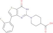 1-[7-(2-Fluorophenyl)-4-oxo-3H,4H-thieno[3,2-d]-pyrimidin-2-yl]piperidine-4-carboxylic acid