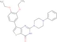 7-(3,4-Diethoxyphenyl)-2-(4-phenylpiperazin-1-yl)thieno[3,2-d]pyrimidin-4(3H)-one