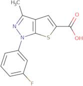 1-(3-Fluorophenyl)-3-methyl-1H-thieno[2,3-c]pyrazole-5-carboxylic acid