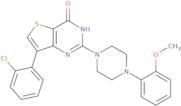 7-(2-Chlorophenyl)-2-[4-(2-methoxyphenyl)piperazin-1-yl]thieno[3,2-d]pyrimidin-4(3H)-one