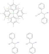 Delta-tris[(1S,2S)-1,2-diphenyl-1,2-ethanediamine]cobalt(III) chloride tetrakis(2,3,4,5,6-pentafluorophenyl)borate trihydrate skj-3