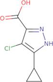 4-Chloro-3-cyclopropyl-1H-pyrazole-5-carboxylic acid