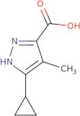 3-Cyclopropyl-4-methyl-1H-pyrazole-5-carboxylic acid