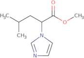 Methyl (2R)-2-(1H-imidazol-1-yl)-4-methylpentanoate
