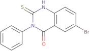 6-Bromo-3-phenyl-2-sulfanyl-3,4-dihydroquinazolin-4-one