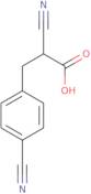 2-Cyano-3-(4-cyanophenyl)propanoic acid