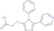 2-{[4-Phenyl-5-(pyridin-4-yl)-4H-1,2,4-triazol-3-yl]sulfanyl}acetic acid