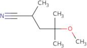 4-Methoxy-2,4-dimethylpentanenitrile