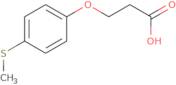 3-[4-(Methylsulfanyl)phenoxy]propanoic acid