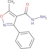 5-Methyl-3-phenyl-1,2-oxazole-4-carbohydrazide