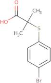 2-[(4-Bromophenyl)sulfanyl]-2-methylpropanoic acid