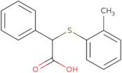 2-[(2-Methylphenyl)sulfanyl]-2-phenylacetic acid