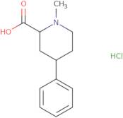 1-Methyl-4-phenylpiperidine-2-carboxylic acid hydrochloride