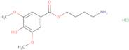 4-Aminobutyl 4-hydroxy-3,5-dimethoxybenzoate hydrochloride