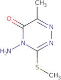 4-Amino-6-methyl-3-(methylthio)-1,2,4-triazin-5(4H)-one