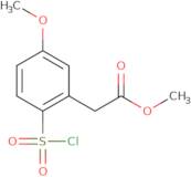 Methyl 2-[2-(chlorosulfonyl)-5-methoxyphenyl]acetate