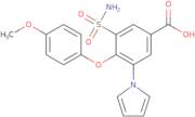 3-(Aminosulfonyl)-4-(4-methoxyphenoxy)-5-(1H-pyrrol-1-yl)benzoic acid