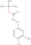 tert-Butyl N-[(3-amino-4-hydroxyphenyl)methyl]carbamate