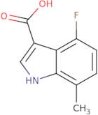 4-Fluoro-7-methyl-1H-indole-3-carboxylic acid