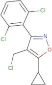 4-(Chloromethyl)-5-cyclopropyl-3-(2,6-dichlorophenyl)-1,2-oxazole