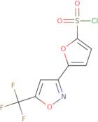 5-[5-(Trifluoromethyl)-3-isoxazolyl]-2-furansulfonyl chloride